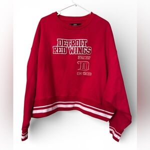 Detroit Red Wings Hockey Sweatshirt Pro Standard Women’s XL Slouchy